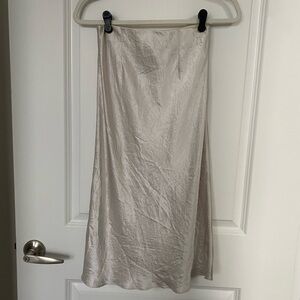 Aritzia Babaton Slip Satin Midi Skirt